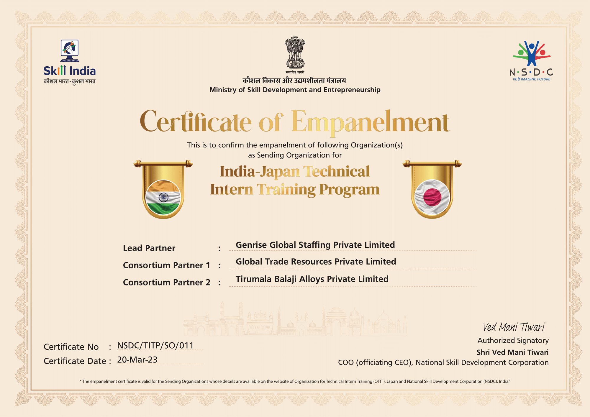 66c582526874bfccf6a3999b_TITP SO Certificate - Genrise Global-1-p-2000
